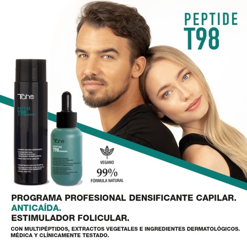 Programa anticaída: Concentrado 50 ml + Champú Peptide T98 - Imagen 8
